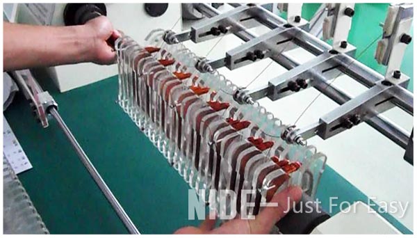 enrolamento de bobina do estator da máquina de enrolamento do motor elétrico que faz a máquina