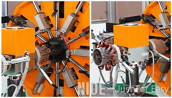 máquina de enrolamento automática da bobina do estator da máquina de enrolamento do motor