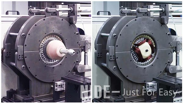 máquina de introdução e de expansão da bobina auotmatic
