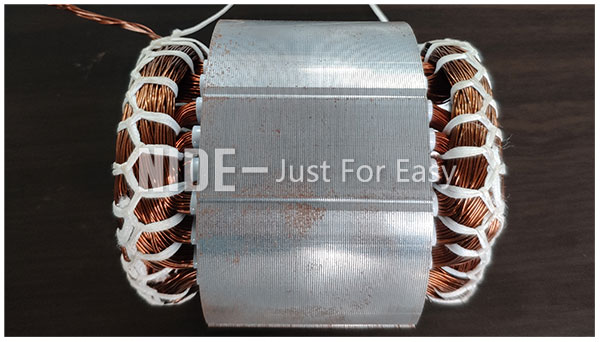 Máquina de laço semi automática da bobina de estator do motor de fã elétrico, máquina de laço de enrolamento do estator para o motor manufacturing-3