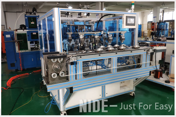 Máquina de enrolamento totalmente automático da bobina da agulha do estator do motor do inversor da máquina manufacturer-1 do motor elétrico de China