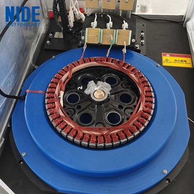 Máquina de ensaio de sobrecorrência automática do motor do stator do centro da roda