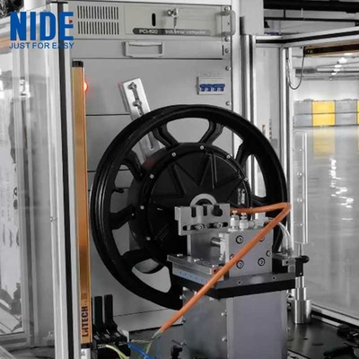 Máquina automática de ensaio de motores de eixo de roda BLDC
