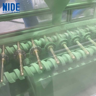 Linha automática de revestimento por pó eletrostático para isolamento do núcleo do motor estator sem escovas