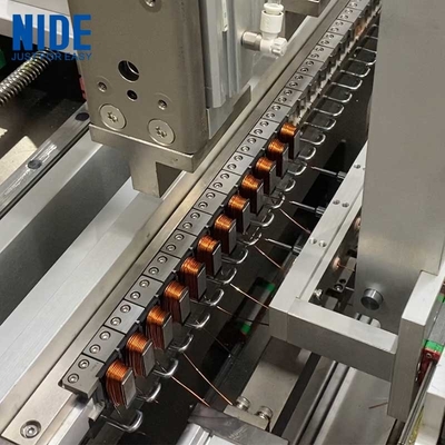 Máquina automática de enrolar bobinas de estator linear de três pinos