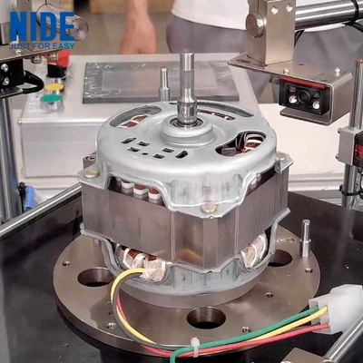 Linha de montagem automática do motor de indução do estator e do rotor da lavadora