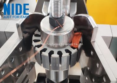 Máquina de enrolamento de bobina estator externa Motor sem escovas com estações duplas