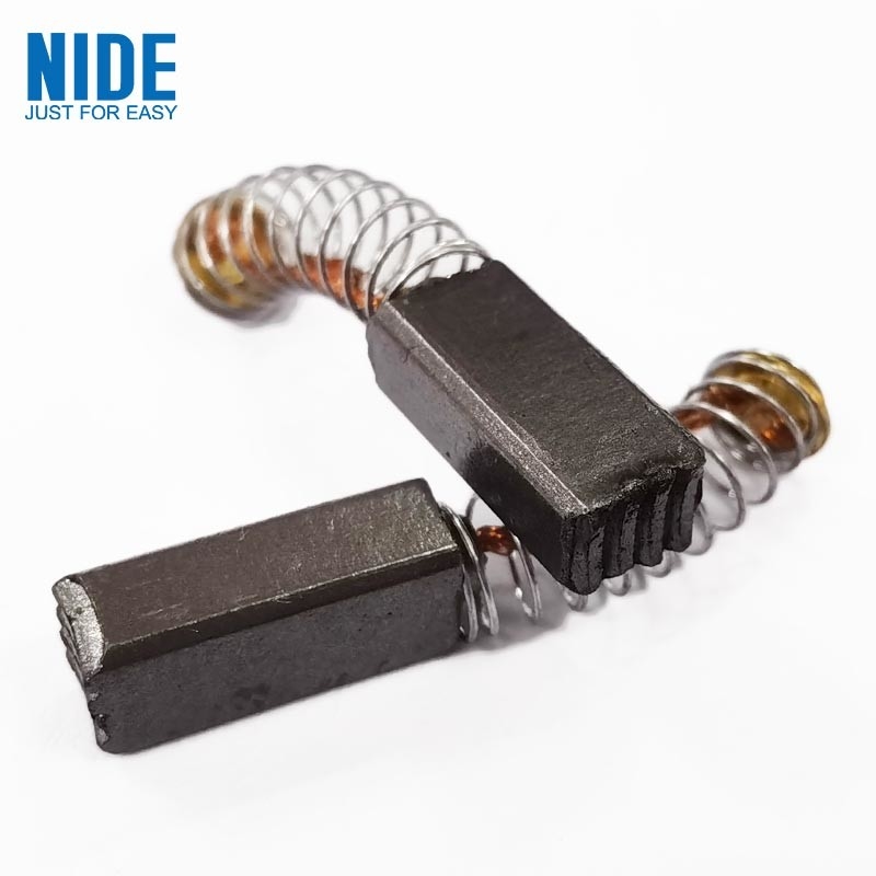 Substituição personalizada 5 x 8 x 16mm da escova de carbono da ferramenta elétrica das peças sobresselentes do motor elétrico